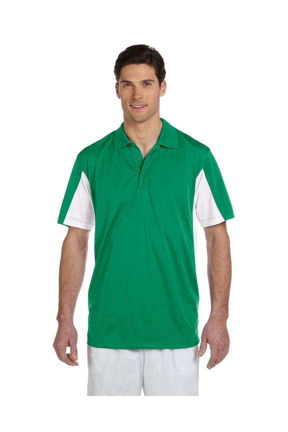 M355 Men's Side Blocked Micro-Piqué Polo