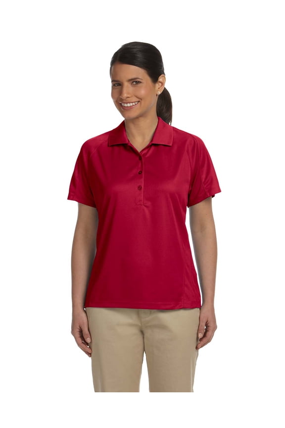 M374W Ladies 3.8 oz. Polytech Mesh Insert Polo