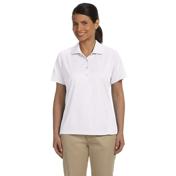 Harriton M374W Ladies 3.8 oz. Polytech Mesh Insert Polo