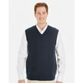 thumbnail image 1 of Harriton M415 Men's Pilbloc V-Neck Sweater Vest - Dark Navy - X-Small, 1 of 4