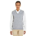 thumbnail image 1 of Harriton M415W Women's Pilbloc™ V-Neck Sweater Vest-Grey Heather-XL, 1 of 3