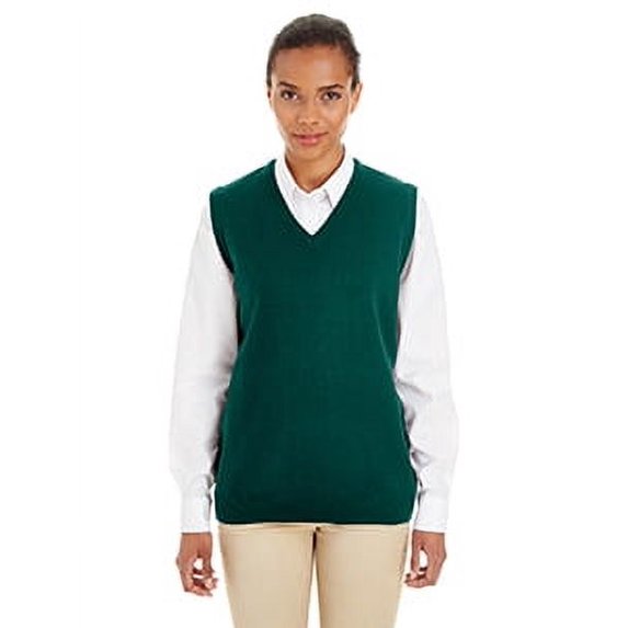 Harriton M415W Women's Pilbloc V-Neck Sweater Vest