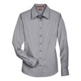 thumbnail image 1 of Harriton M500W Ladies' Easy Blend™ Long-Sleeve Twill Shirt with Stain-Release (2 PACK), 1 of 1