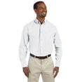thumbnail image 1 of Harriton M510 Men's Essential Poplin-White-XL, 1 of 3