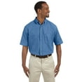thumbnail image 1 of Harriton M550S Men's 6.5 oz. Short-Sleeve Denim Shirt, 1 of 5