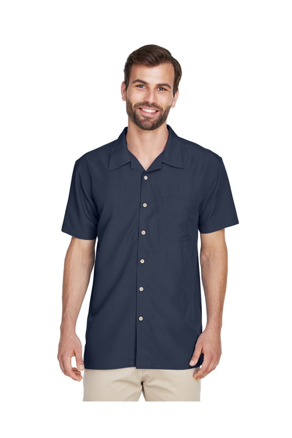 Men's Barbados Textured Camp Shirt - M560
