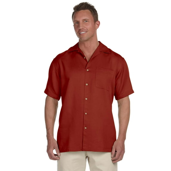 Harriton M570 Men's Bahama Cord Camp Shirt