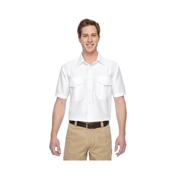 Harriton M580 Men's Key West Short Sleeve Performance Staff Shirt