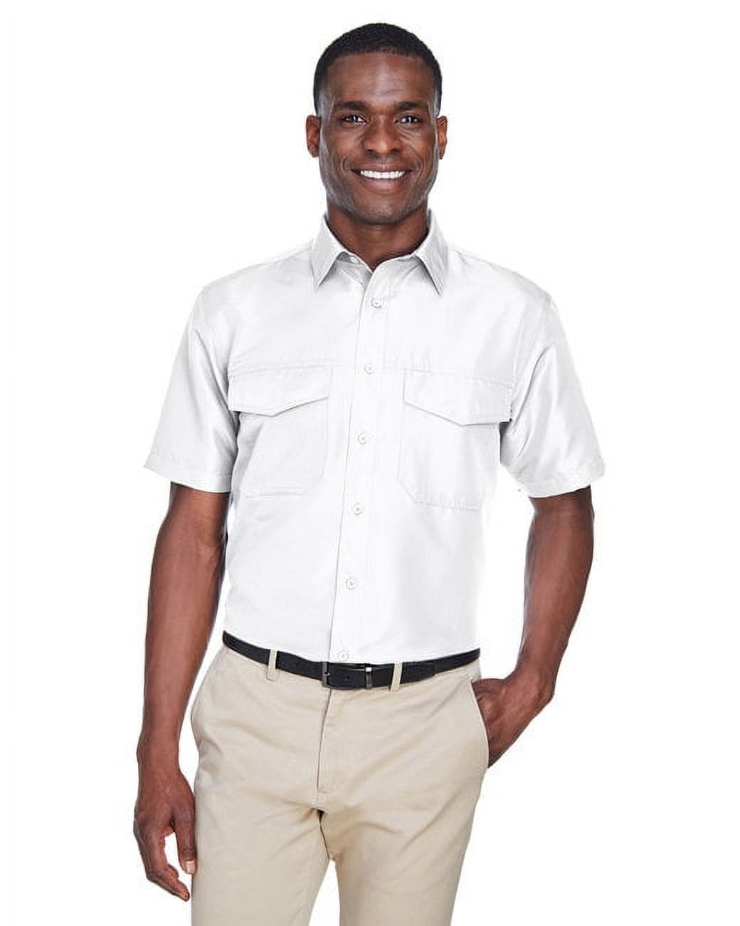 Harriton M580 Men's Key West Short-Sleeve Performance Staff Shirt - image 1 of 3