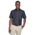 thumbnail image 1 of Harriton M580 Men's Key West Short Sleeve Performance Staff Shirt-Dark Charcoal-5XL, 1 of 4