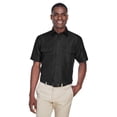thumbnail image 1 of Harriton M580 Men's Key West Short Sleeve Performance Staff Shirt-Black-XS, 1 of 4