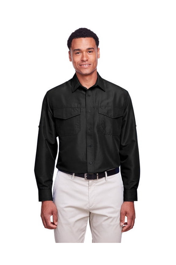 M580L Men's Key West Long-Sleeve Performance Staff Shirt