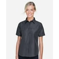 thumbnail image 1 of Harriton M580W Women's Key West Short Sleeve Performance Staff Shirt-Dark Charcoal-S, 1 of 3