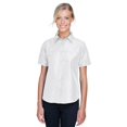 thumbnail image 1 of Harriton M580W Women's Key West Short Sleeve Performance Staff Shirt-White-3XL, 1 of 3