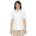 thumbnail image 1 of Harriton M580W Women's Key West Short Sleeve Performance Staff Shirt-White-L, 1 of 3