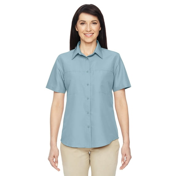 Harriton M580W Ladies' Key West Short-Sleeve Performance Staff Shirt