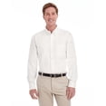 thumbnail image 1 of Harriton M581T Men's Tall Foundation 100% Cotton Long-Sleeve Twill Shirt with Teflon, 1 of 3