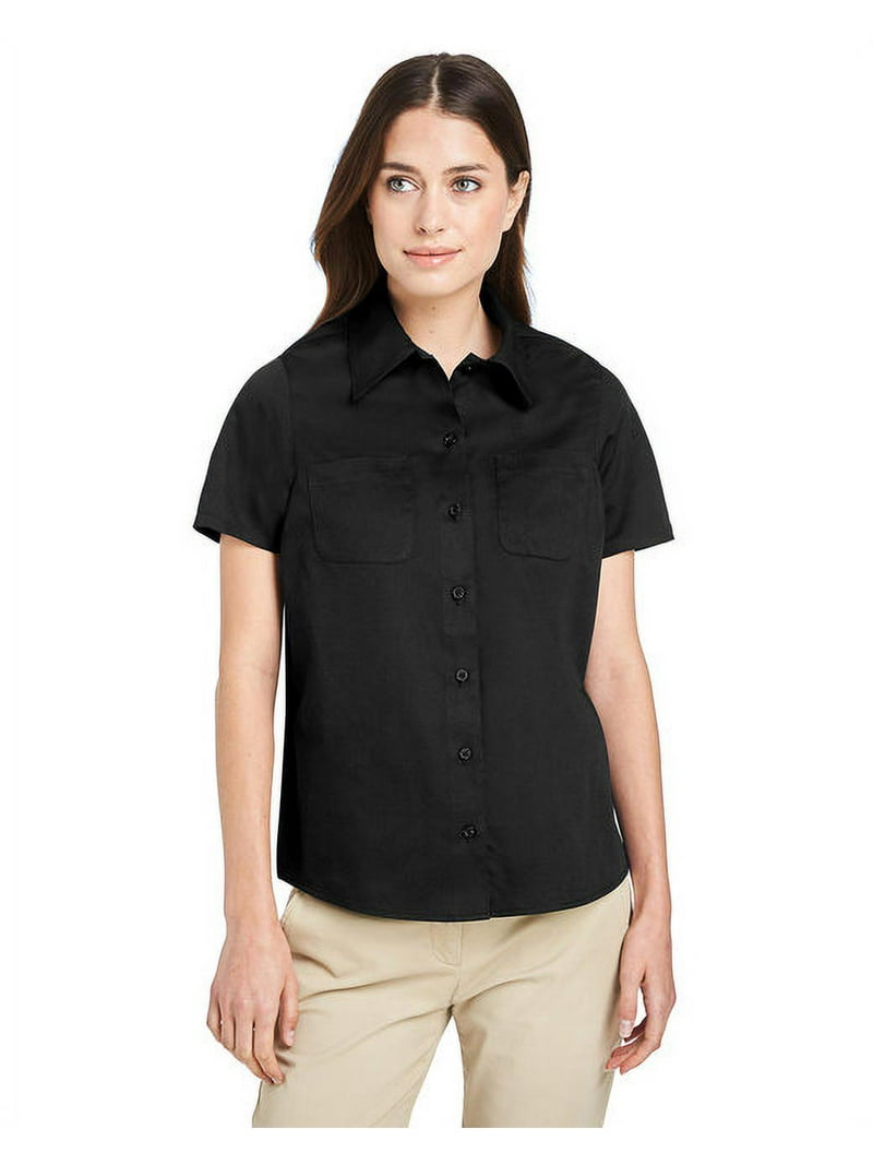harriton dress shirts Harriton M585 Men's Advantage IL Short Sleeve Work Shirt