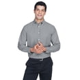 thumbnail image 1 of Harriton Woven Shirts OXFORD GREY XS, 1 of 3