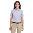 thumbnail image 1 of Harriton M600SW Ladies Short-Sleeve Oxford with Stain-Release, 1 of 3