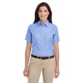 thumbnail image 1 of Harriton M600SW Ladies Short-Sleeve Oxford with Stain-Release, 1 of 3