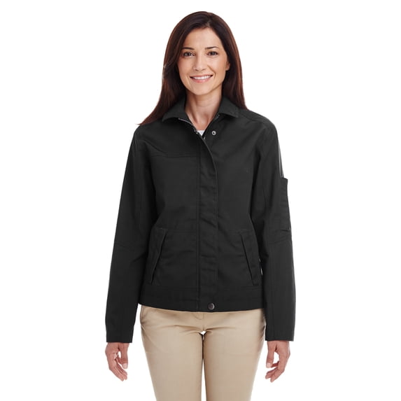 Harriton M705W Women's Auxiliary Canvas Work Jacket