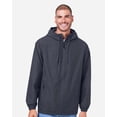 thumbnail image 1 of Harriton M73 Unisex Flex Twill Hooded Jacket-Dark Charcoal-M, 1 of 6