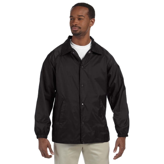 Harriton M775 Professional Staff Jacket - Black - 3X-Large
