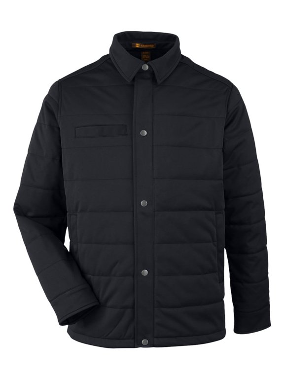 M821 Unisex Guardian Soft Shell Chore Coat-Black-XS