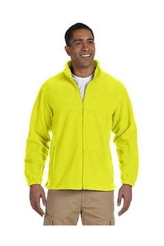 M990 Men's Full-Zip Fleece-Safety Yellow-3XL
