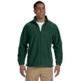 thumbnail image 1 of Harriton M990 Mens Full Zip Fleece Jacket - Hunter - Medium, 1 of 2