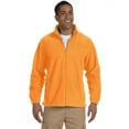 thumbnail image 1 of Harriton M990 Mens Full Zip Fleece Jacket - Safety Orange - Medium, 1 of 2
