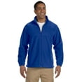thumbnail image 1 of Harriton M990 Mens Full Zip Fleece Jacket - True Royal - X-Large, 1 of 2