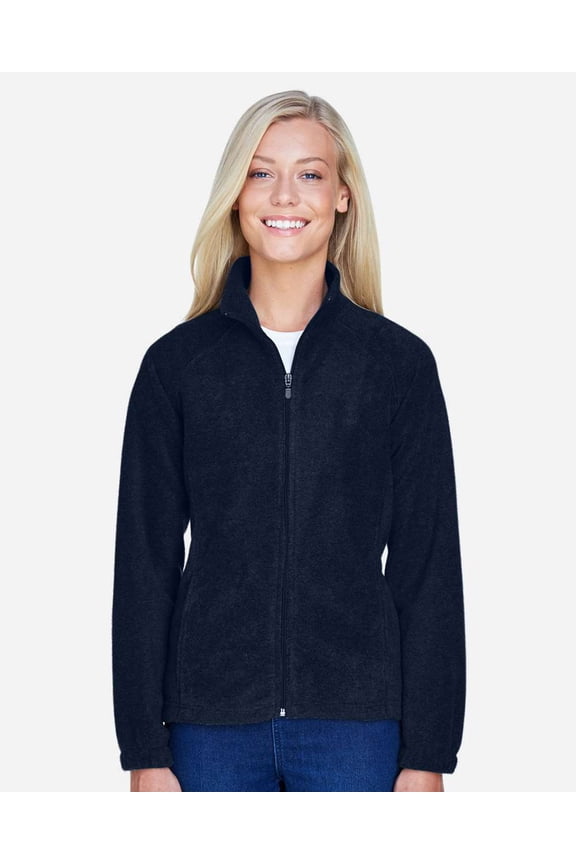 M990W Women's Full-Zip Fleece-Navy-M