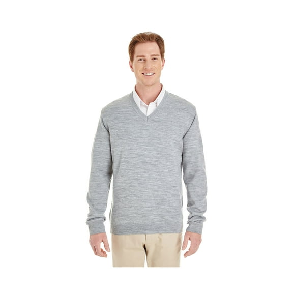Harriton M420 Men's Pilbloc V-Neck Sweater