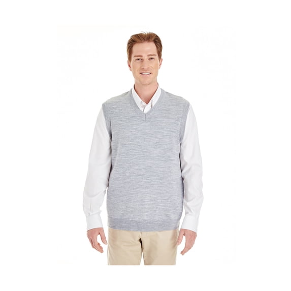 Harriton Men'S Pima-Tech Oxford Piqué Polo, M415 ,GREY HEATHER, 5XL