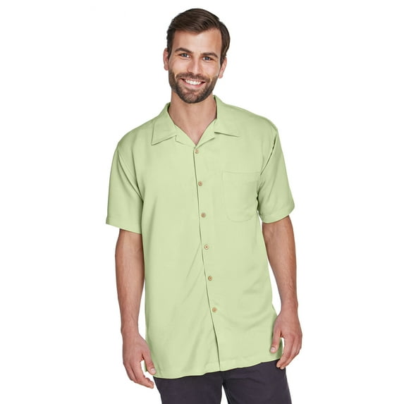 Harriton Men's Bahama Cord Camp Shirt - M570