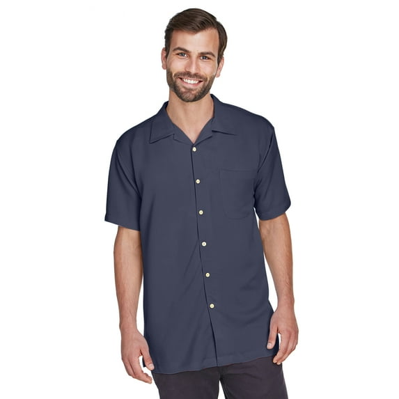 Harriton Men's Bahama Cord Camp Shirt - M570