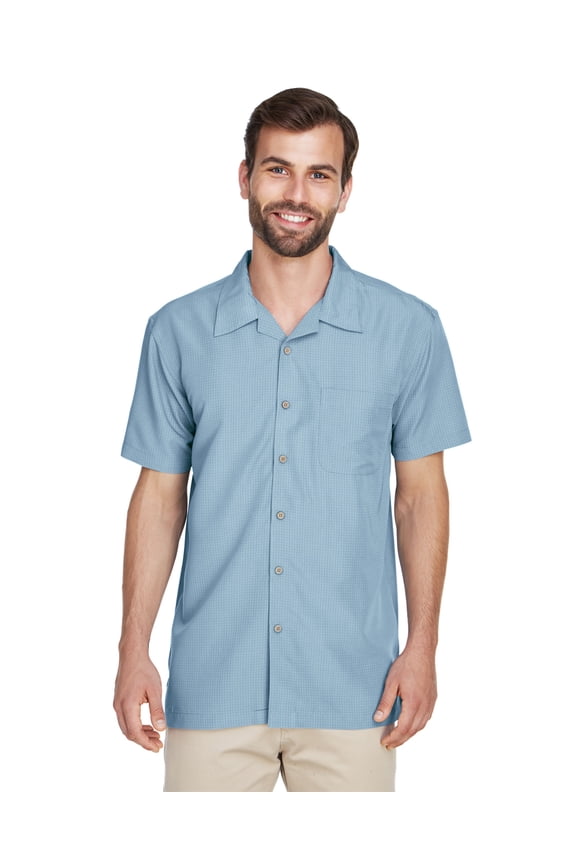 Men's Barbados Textured Camp Shirt - M560