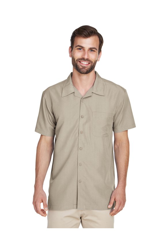Men's Barbados Textured Camp Shirt - M560