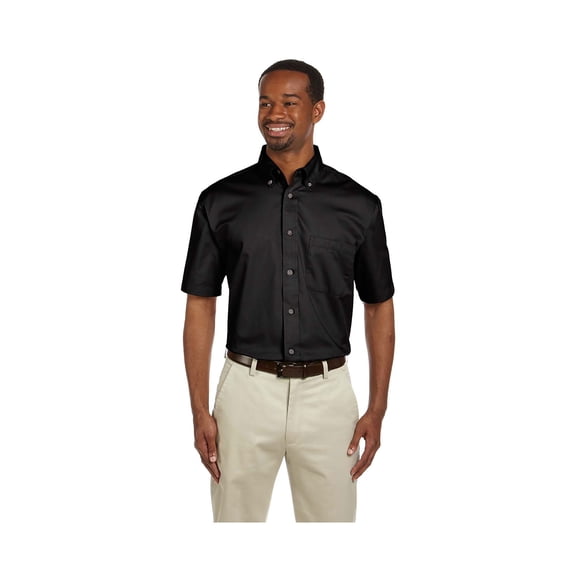 Harriton Men's Hemmed Twill Dress Shirt, Style M500S