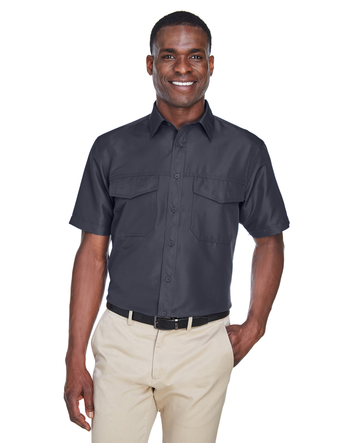 Harriton Men's Key West Short-Sleeve Performance Staff Shirt - M580 - image 1 of 4