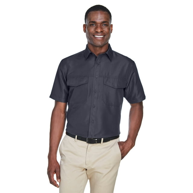 Harriton Men's Key West Short-Sleeve Performance Staff Shirt - M580