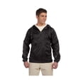 thumbnail image 1 of Harriton Men's Nylon Packable Pullover Hooded Jacket, Style M750, 1 of 1