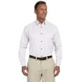 thumbnail image 1 of Harriton Men's Tall Easy Blendâ„¢ Long-Sleeve Twill Shirt with Stain-Release - M500T, 1 of 4