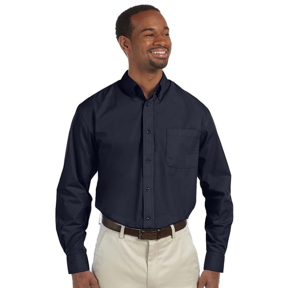 Harriton Men's Tall Value Poplin