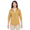 thumbnail image 1 of Harriton Paradise Three-Quarter Sleeve Performance Shirt (M610W) Pineapple, XL, 1 of 3