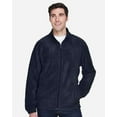 thumbnail image 1 of Harriton Tall 8 oz. Full-Zip Fleece (M990T) Navy, XLT, 1 of 3