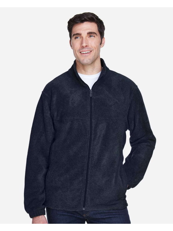 Tall 8 oz. Full-Zip Fleece (M990T) Navy, XLT