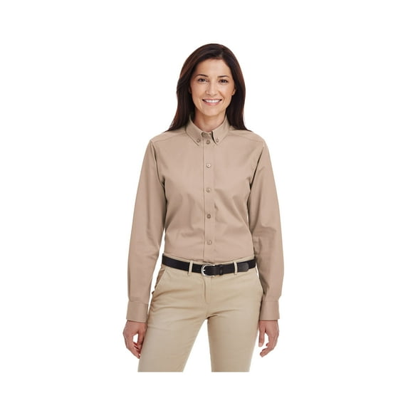 Harriton Women's 6 Oz. Ringspun Cotton Piqué Short-Sleeve Pocket Polo, Style M581W